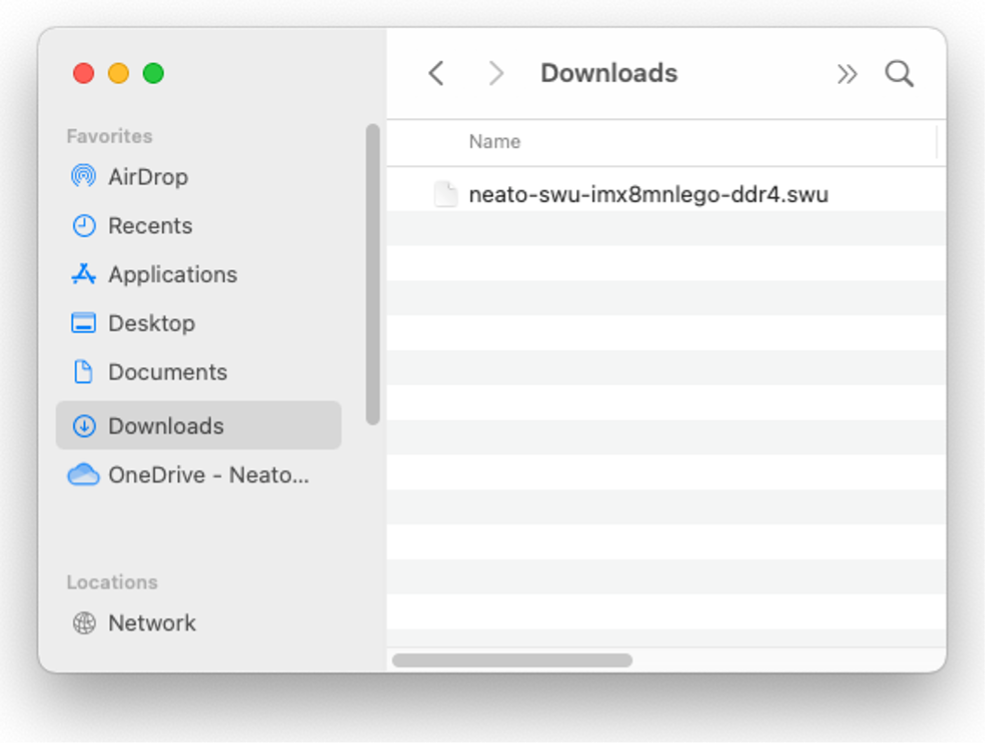 Manual Firmware update on Android 13 device – Neato Robotics